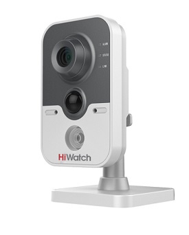 HiWatch DS-I114 (4) 1Mp IP-видеокамера c ИК-подсветкой до 10м 1/4'' CMOS матрица; объектив 2.8мм