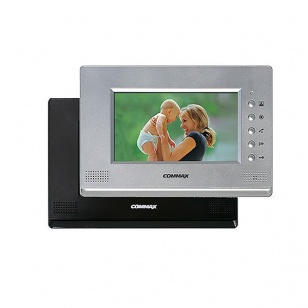 Commax CDV-71AM (Черный) Монитор цветного видеодомофона, 7'', 4 канала, громкая связь, память 128 кадров