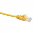 RJ45-RJ45 U/UTP Cat.5e LSZH нг(А)-HF (DR-181415), Патч-корд (коммутационный шнур) 5м, желтый