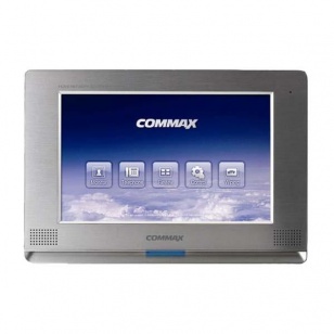 COMMAX CDV - 1020AQ/VIZIT (Серебро) Монитор цветного видеодомофона, 10.2'', до 4 панелей, память на 68/58 кадров (NTSC/PAL), адаптирован к VIZIT, 318х215х35мм