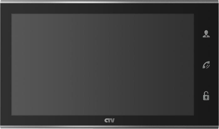 CTV-M4105AHD B (Black) Монитор цветного видеодомофона, 10" (Full HD)